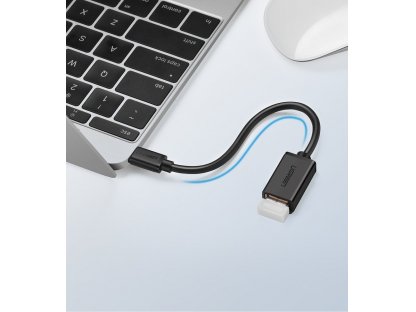 Adaptér OTG z USB 3.0 na USB-C černý (30701)