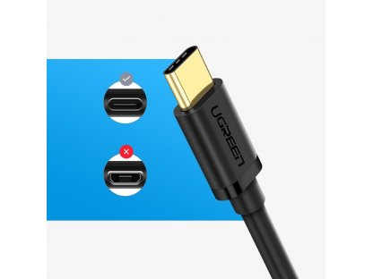 Adaptér OTG z USB 3.0 na USB-C černý (30701)