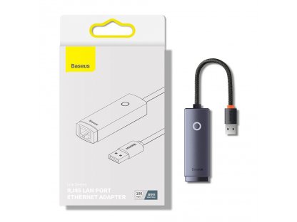 Adaptér USB řady Lite - zásuvka RJ45 LAN 100Mb/s šedá (WKQX000013)