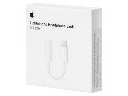 Adaptér z konektoru Lightning na minijack 3,5 mm pro sluchátka bílý (MMX62ZM/A)