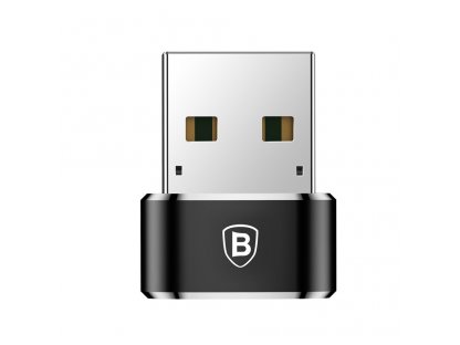 Adaptér z konektoru USB Type-C na USB černý