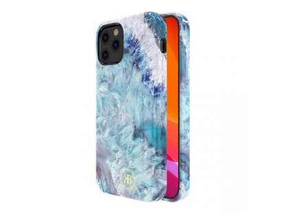 Agate Series elegantní pouzdro s potiskem achát iPhone 12 Mini modré