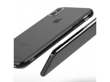 Air Kit gelové pouzdro + řemínek a úchyt pro kartu iPhone XS Max průsvitné (ARAP0014-RPKG)