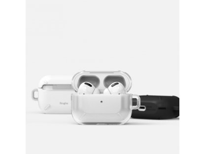 AirPods Case odolné pouzdro na sluchátka AirPods Pro + karabinka černé (ACEC0013)