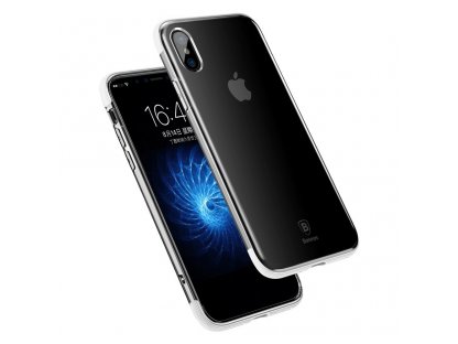 Armor Case průsvitné pouzdro se zesíleným rámem iPhone X bílé