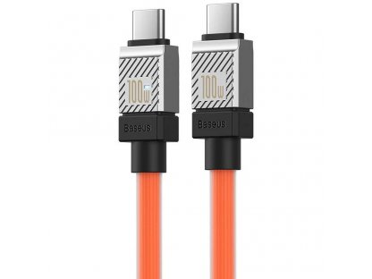 Kabel BASEUS Type C na Type C 1m - oranžový