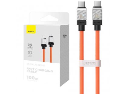 Kabel BASEUS Type C na Type C 1m - oranžový