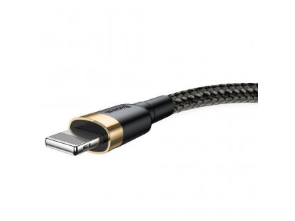 BASEUS kabel USB a Apple Lightning 8-pin 2,4A Cafule CALKLF-BV1 1m zlato-černý