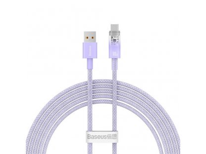 BASEUS cable USB to Type C Power Delivery Explorer 100W 2m purple CATS010505
