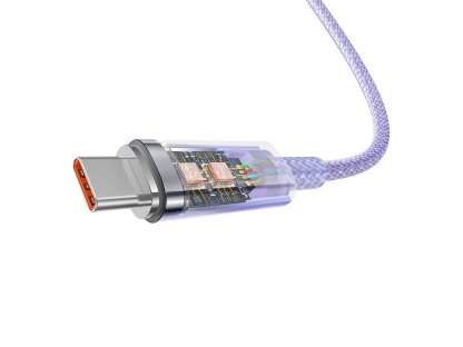 BASEUS cable USB to Type C Power Delivery Explorer 100W 2m purple CATS010505