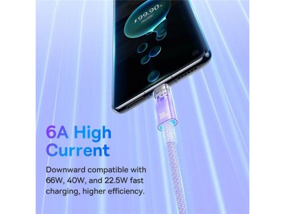 BASEUS cable USB to Type C Power Delivery Explorer 100W 2m purple CATS010505