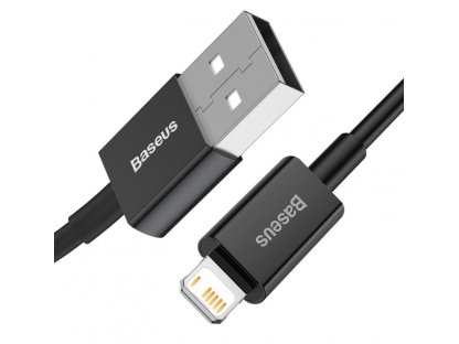 Baseus CALYS-C01 Rychlenabíjecí datový kabel USB na Lightning 2.4A 2m černý