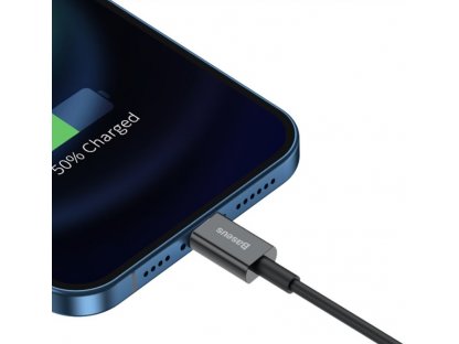 Baseus CALYS-C01 Rychlenabíjecí datový kabel USB na Lightning 2.4A 2m černý