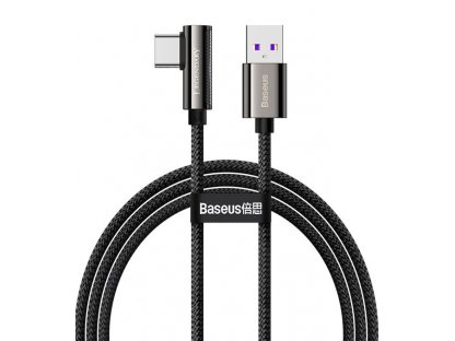 Baseus CATCS-B01 Legend kabel USB-USB-C 66W L Konektor 1m černý