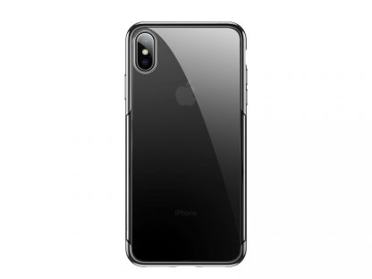 Baseus pouzdro pro iPhone XS Max Shining transparentní-černá