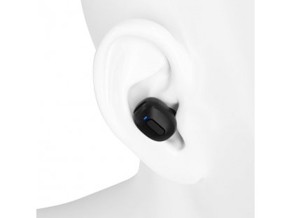 Bezdrátová mini sluchátka do uší Bluetooth 5.0 do auta černá (U9B black)