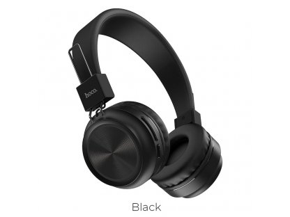 Bezdrátová sluchátka na uši bluetooth Promise W25 černá