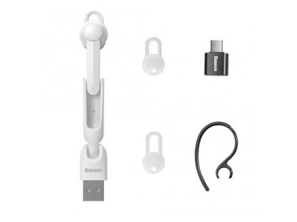 Bluetooth náhlavní souprava/sluchátka BASEUS Encok A05 bílá NGA05-02