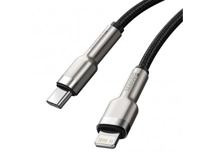 Datový kabel USB Typ C - Lightning 20 W Power Delivery 1 m - černý