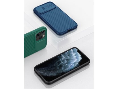 CamShield Pro pancéřový zadní kryt s krytkou fotoaparátu pro iPhone 12 Pro / iPhone 12 černý