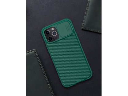 CamShield Pro pancéřový zadní kryt s krytkou fotoaparátu pro iPhone 12 Pro / iPhone 12 černý