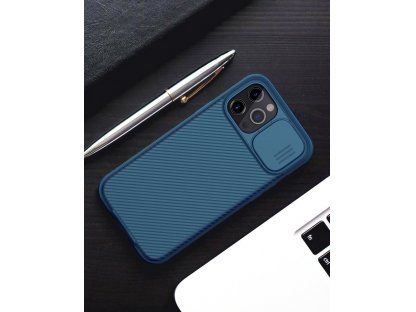 CamShield Pro pancéřový zadní kryt s krytkou fotoaparátu pro iPhone 12 Pro / iPhone 12 černý