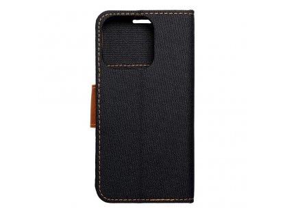 CANVAS Book case for IPHONE 15 Pro black