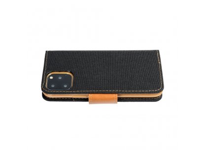 CANVAS Book case for IPHONE 15 Pro black