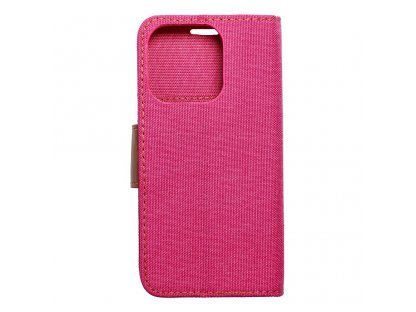 CANVAS Book case for IPHONE 15 Pro pink