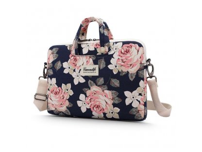 Canvaslife Briefcase taška pro notebook 13-14 - tmavě modrá/růžová