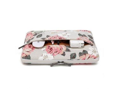 Canvaslife Sleeve taška na notebook 15-16 - bílá/růžová