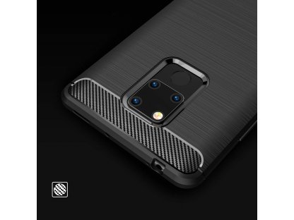 Carbon Case elastické pouzdro Huawei Mate 20 černé