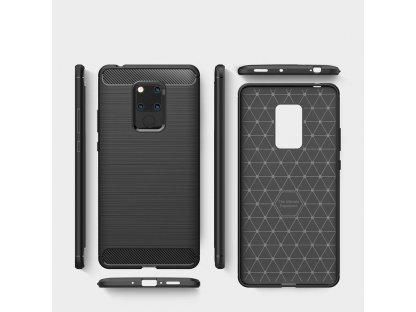 Carbon Case elastické pouzdro Huawei Mate 20 modré