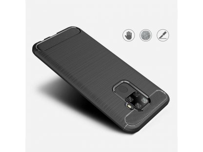 Carbon Case elastické pouzdro Huawei Mate 30 Lite modré