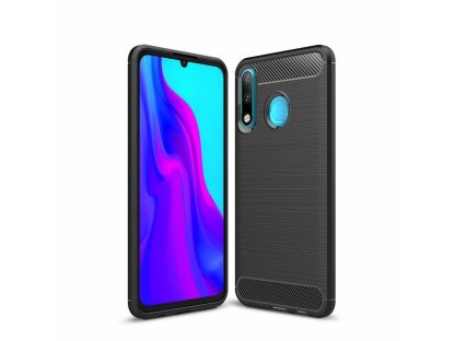 Carbon Case elastické pouzdro Huawei P30 Lite černé