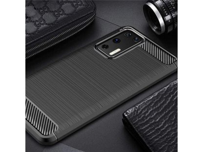 Carbon Case elastické pouzdro Huawei P40 modré