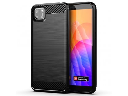 Carbon Case elastické pouzdro Huawei Y5p černé