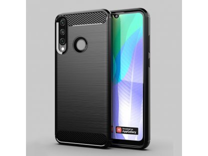 Carbon Case elastické pouzdro Huawei Y6p černé