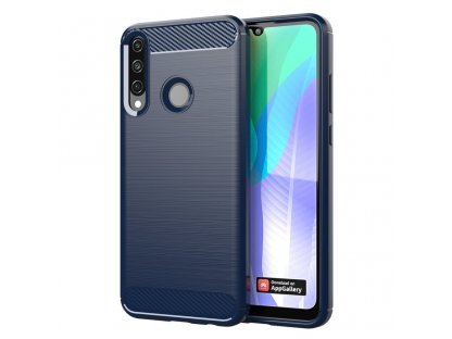 Carbon Case elastické pouzdro Huawei Y6p modré