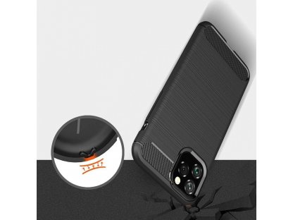 Carbon Case elastické pouzdro iPhone 11 modré