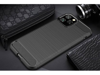 Carbon Case elastické pouzdro iPhone 11 Pro Max modré