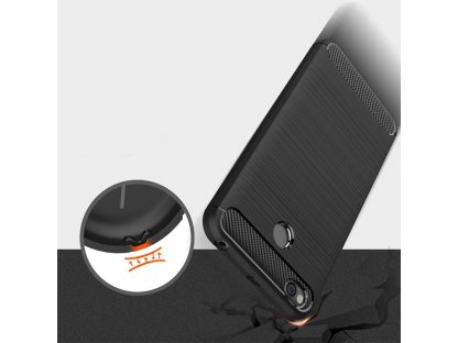 Carbon Case elastické pouzdro iPhone 8 Plus / 7 Plus černé