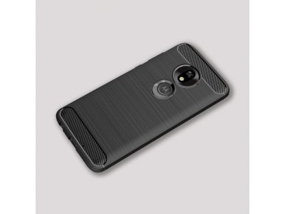 Carbon Case elastické pouzdro Motorola Moto G7 Play černé