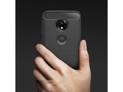 Carbon Case elastické pouzdro Motorola Moto G7 Play černé