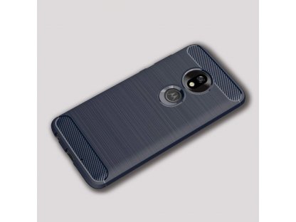 Carbon Case elastické pouzdro Motorola Moto G7 Play modré