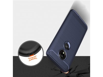 Carbon Case elastické pouzdro Motorola Moto G7 Play modré