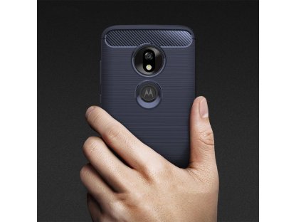 Carbon Case elastické pouzdro Motorola Moto G7 Play modré