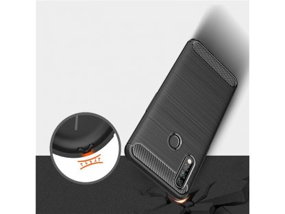 Carbon Case elastické pouzdro Oppo A31 černé