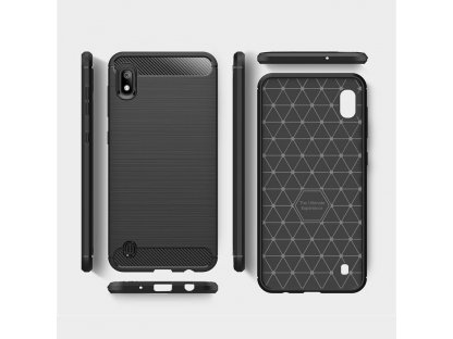 Carbon Case elastické pouzdro Samsung Galaxy A10 modré