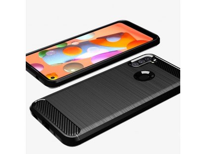 Carbon Case elastické pouzdro Samsung Galaxy A11 / M11 černé